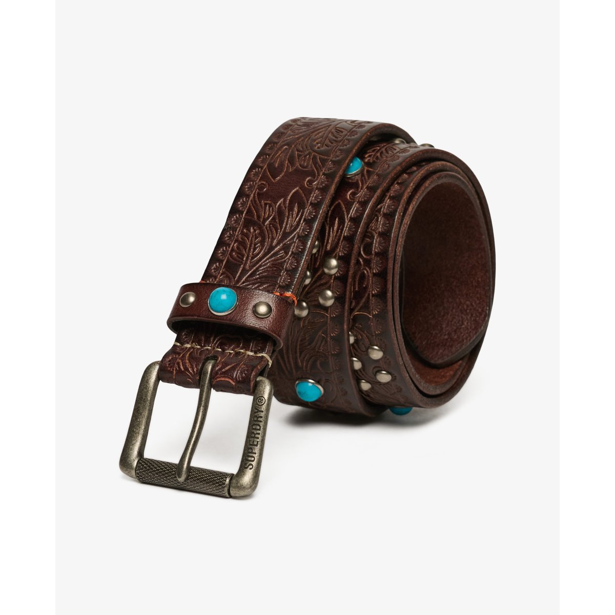 Ceinture en Cuir Statement marron caramel, SUPERDRY