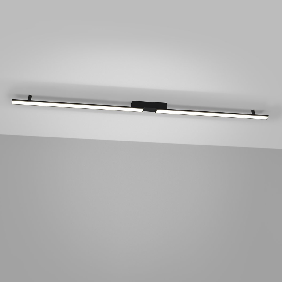 Plafonnier Aluminium Noir LED 2 Lagom noir, EDEN