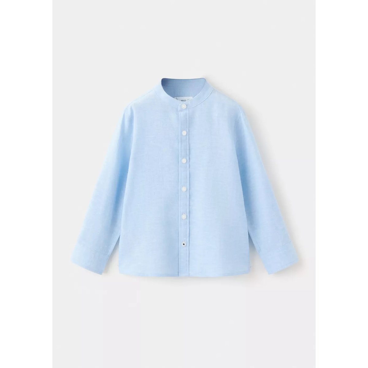 Chemise lin bleu ciel, MANGO BABY