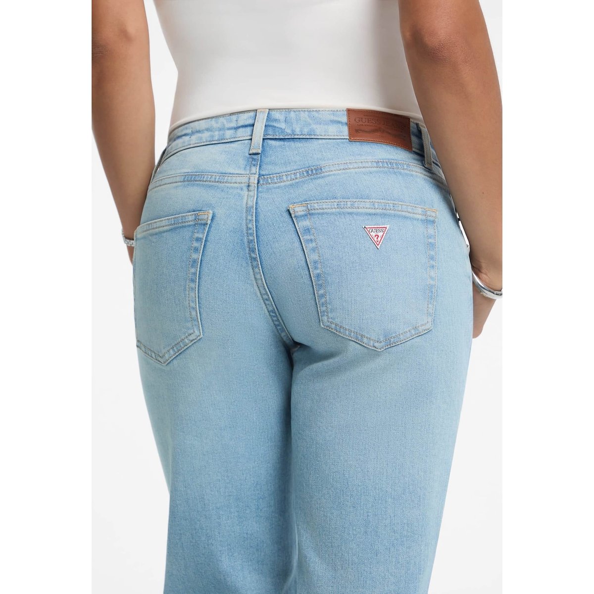 Jean Droit Taille Moyenne G08 bleu, GUESS JEANS