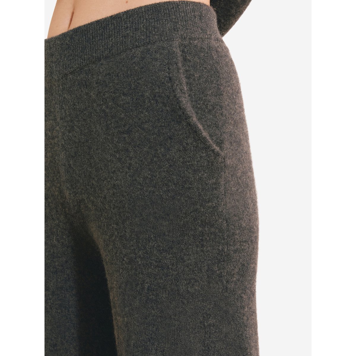 Pantalon de pyjama 100% cachemire LEANA anthracite, ETAM