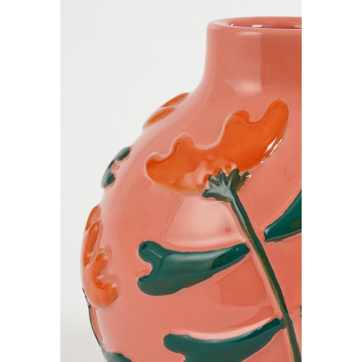 Vase fleuri AVA rose, MICA DECORATIONS