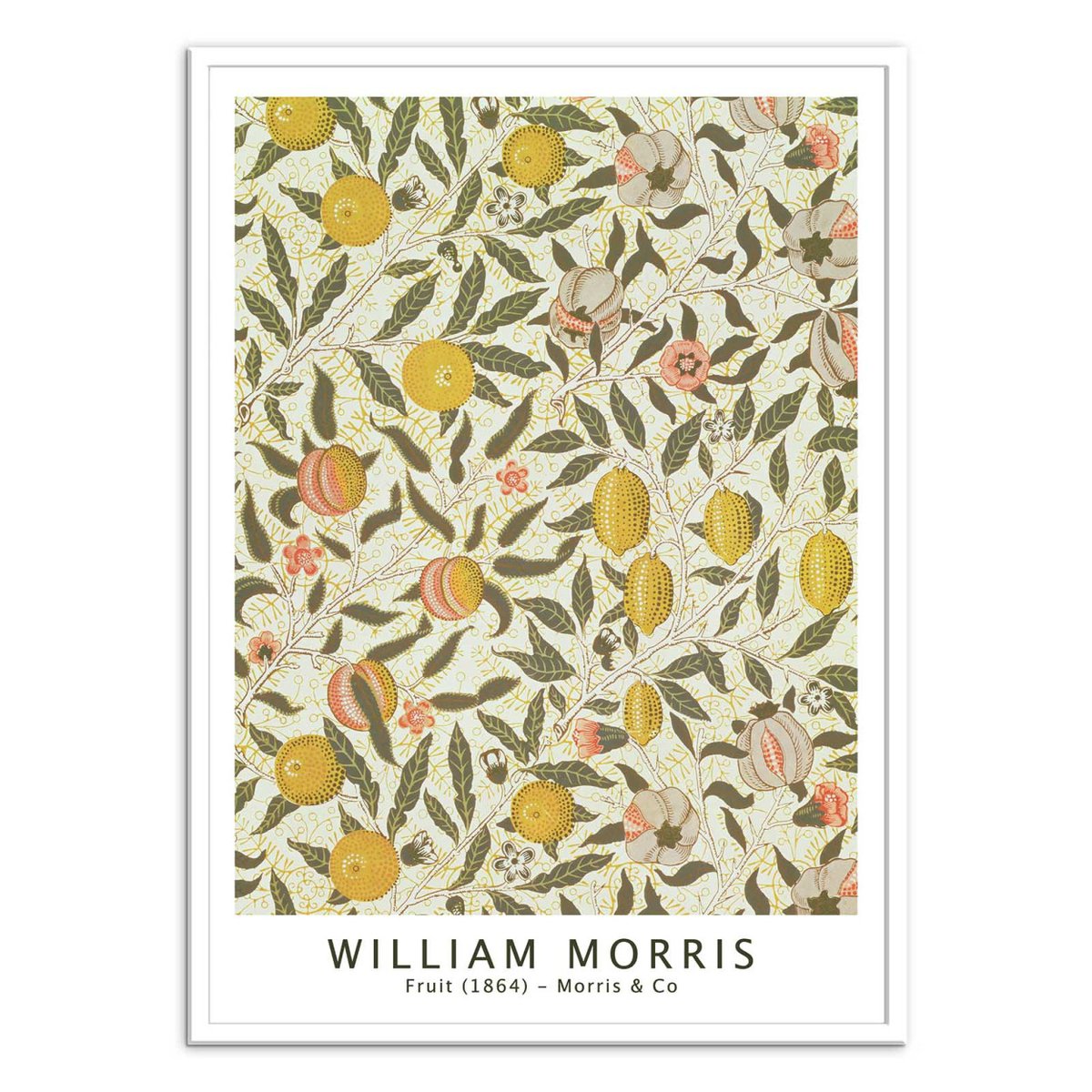 Affiche d'art - Fruit - William Morris couleur unique, WALL EDITIONS
