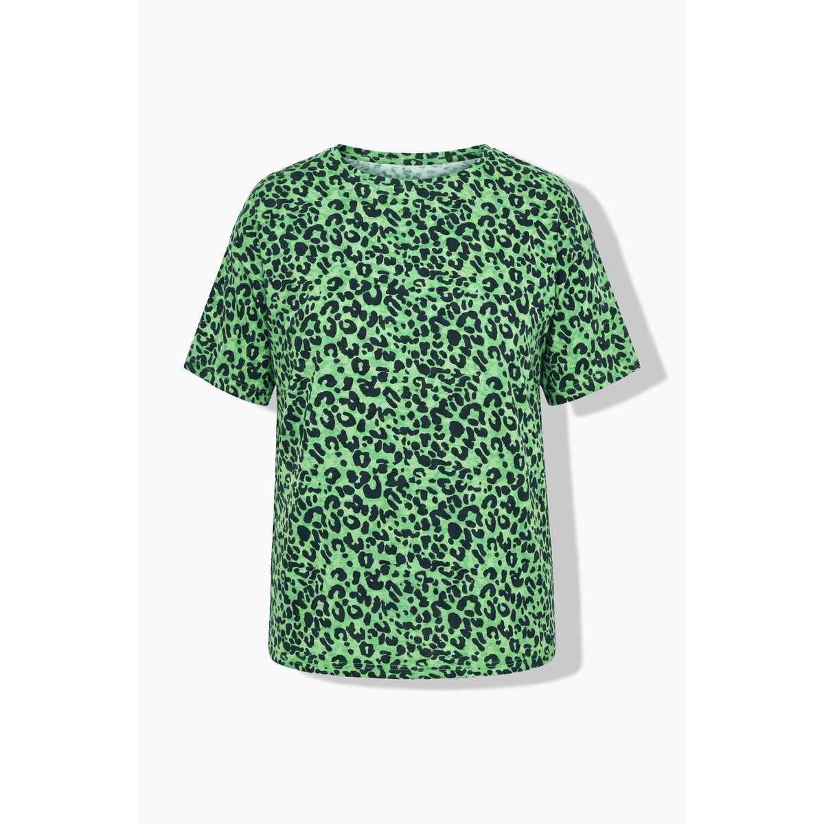 T-shirt oversize, imprimé léopard coloré vert pomme, STUDIO UNTOLD