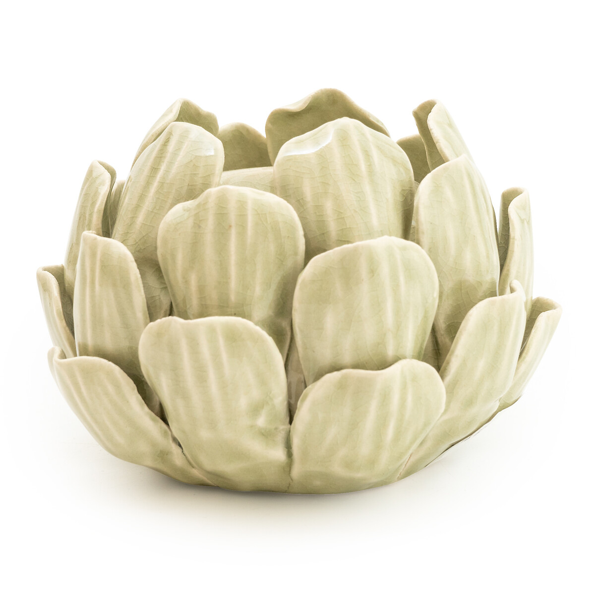 Ceramic Artichoke Tealight Candle Holder green, SO'HOME