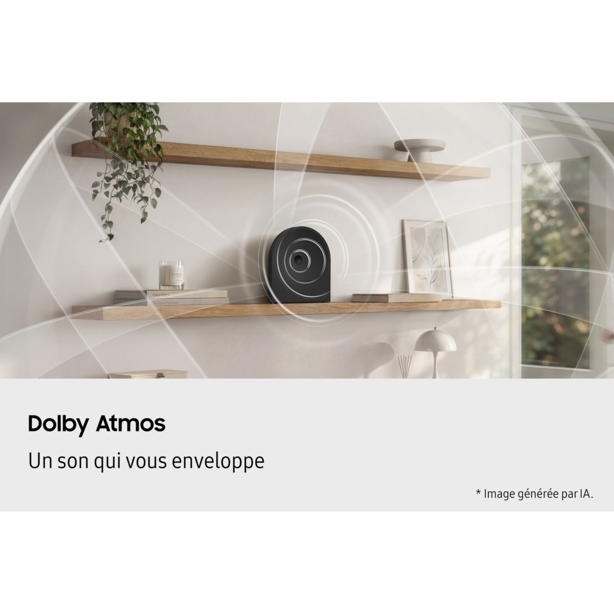 Enceinte sans fil Music Studio 5 HW-LS50H WiFi BT Black couleur unique, SAMSUNG