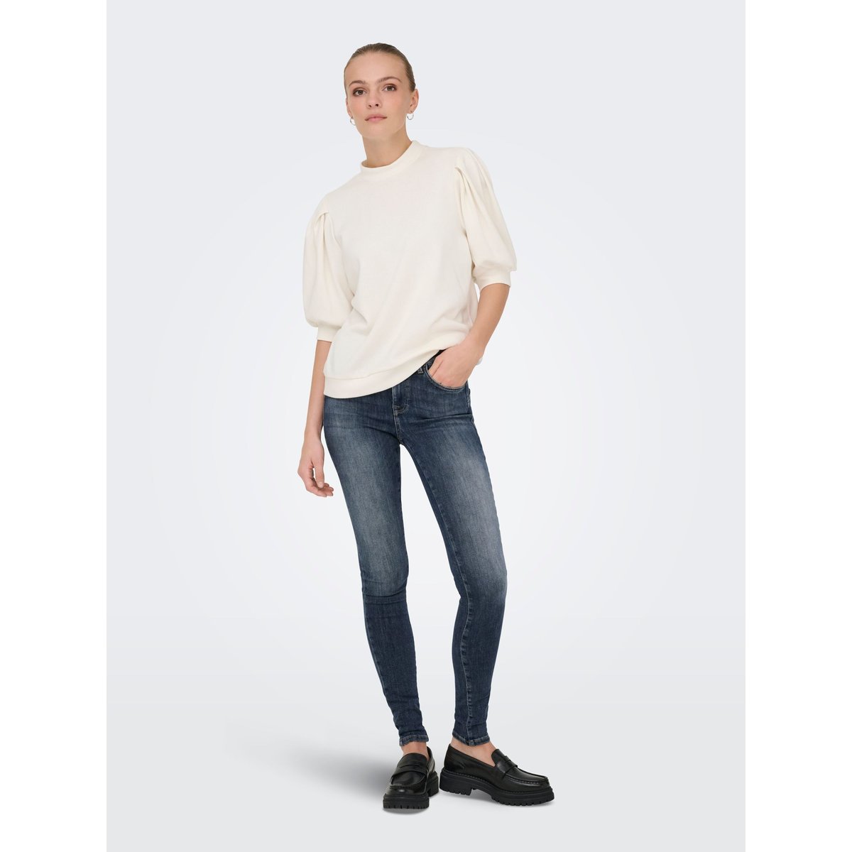 Jean Skinny special blue grey denim, ONLY
