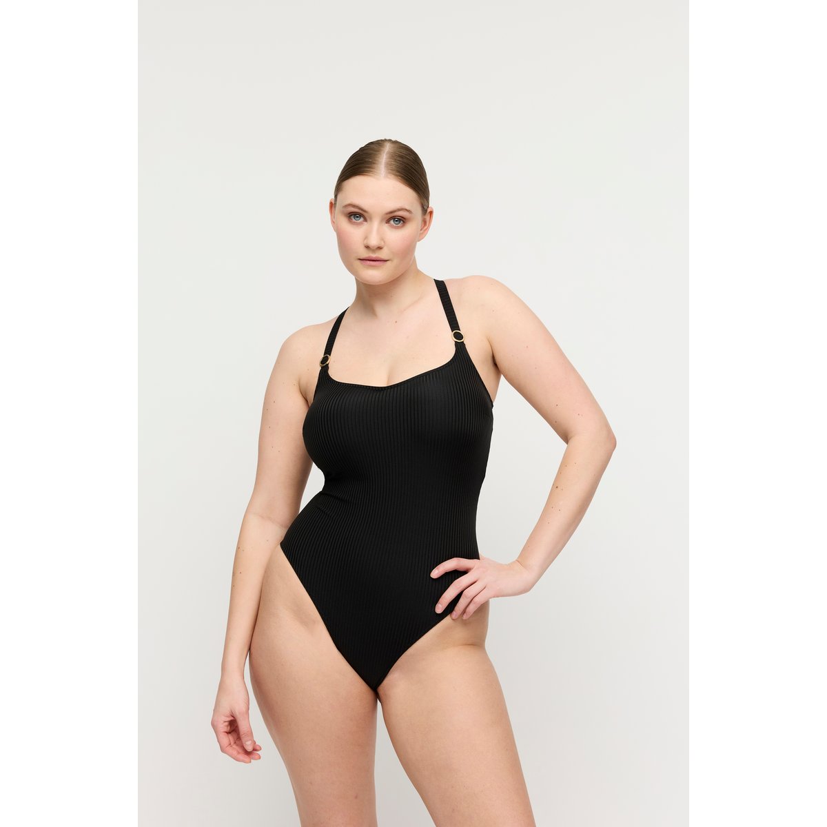 Maillot 1 pièce rembourré sans arm DELRAY noir - noir, PRIMADONNA
