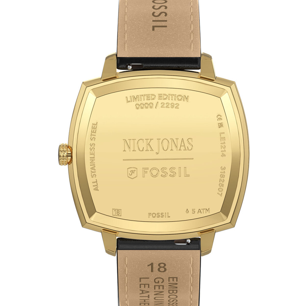 Montre Analogique MACHINE LUXE doré doré noir, FOSSIL