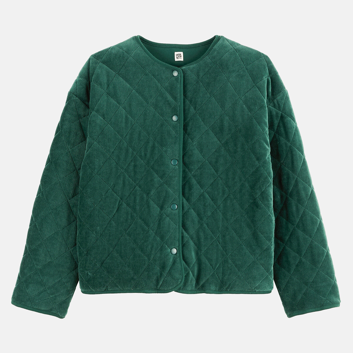 Signatures Amandine Quilted Lounge Jacket pine green, LA REDOUTE COLLECTIONS