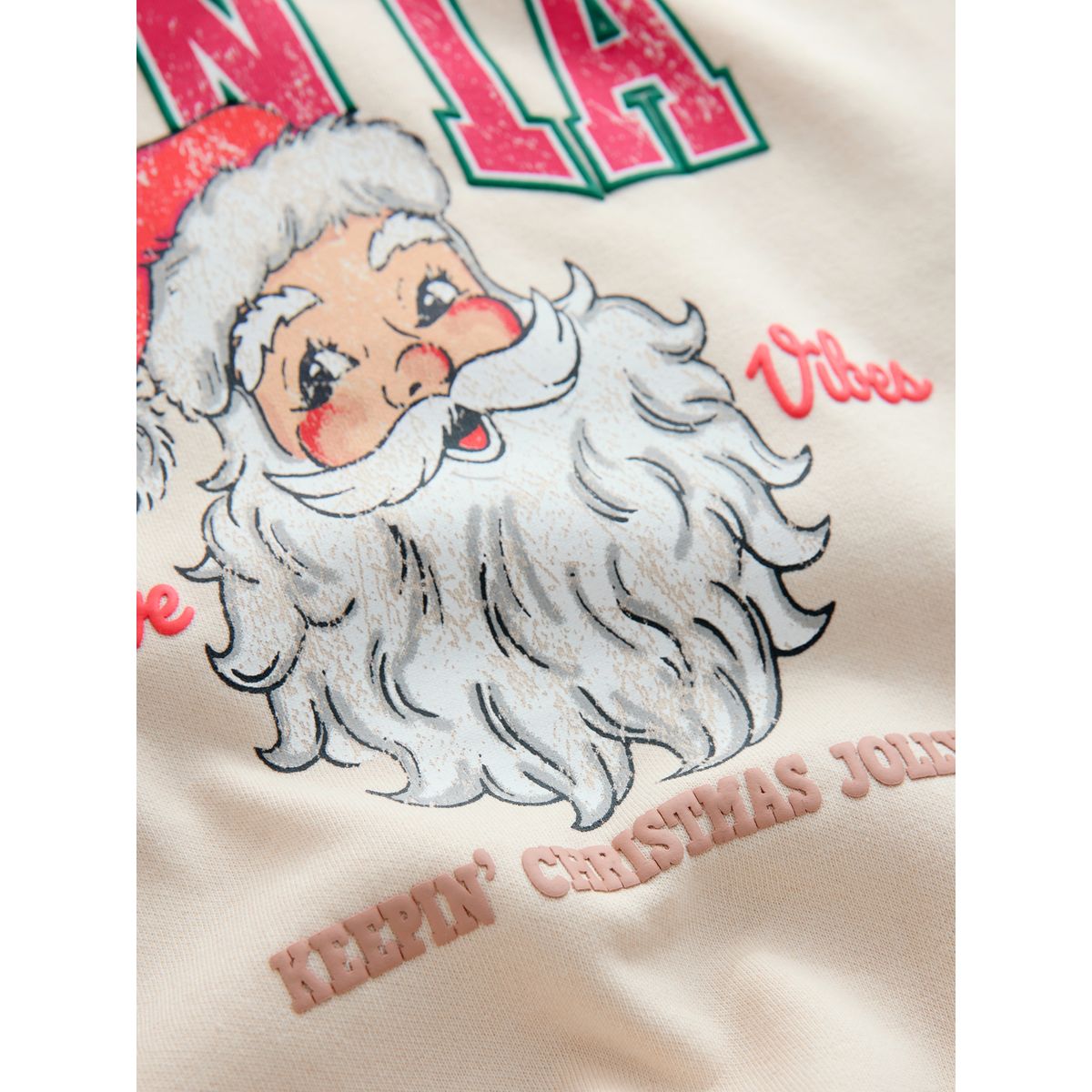 Pyjama avec sweat père noël rouge/écru, NEXT