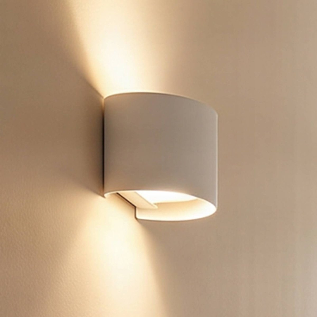 Applique en aluminium moderne, Zuzana blanc, ARCCHIO