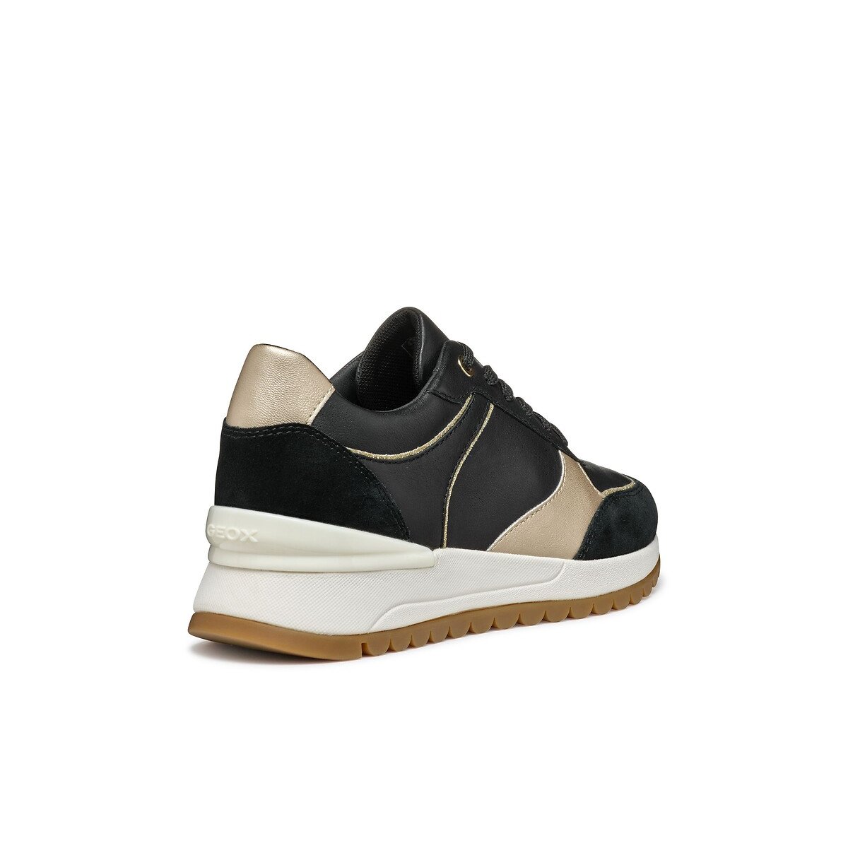 Baskets compensées Desya noir, GEOX