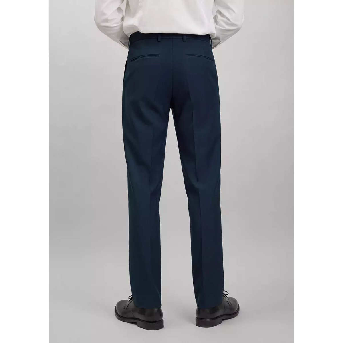 Pantalon droit costume bleu marine, MANGO TEEN