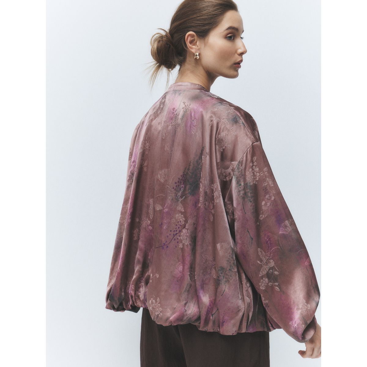 Blouson aviateur violet à fleurs, NEXT