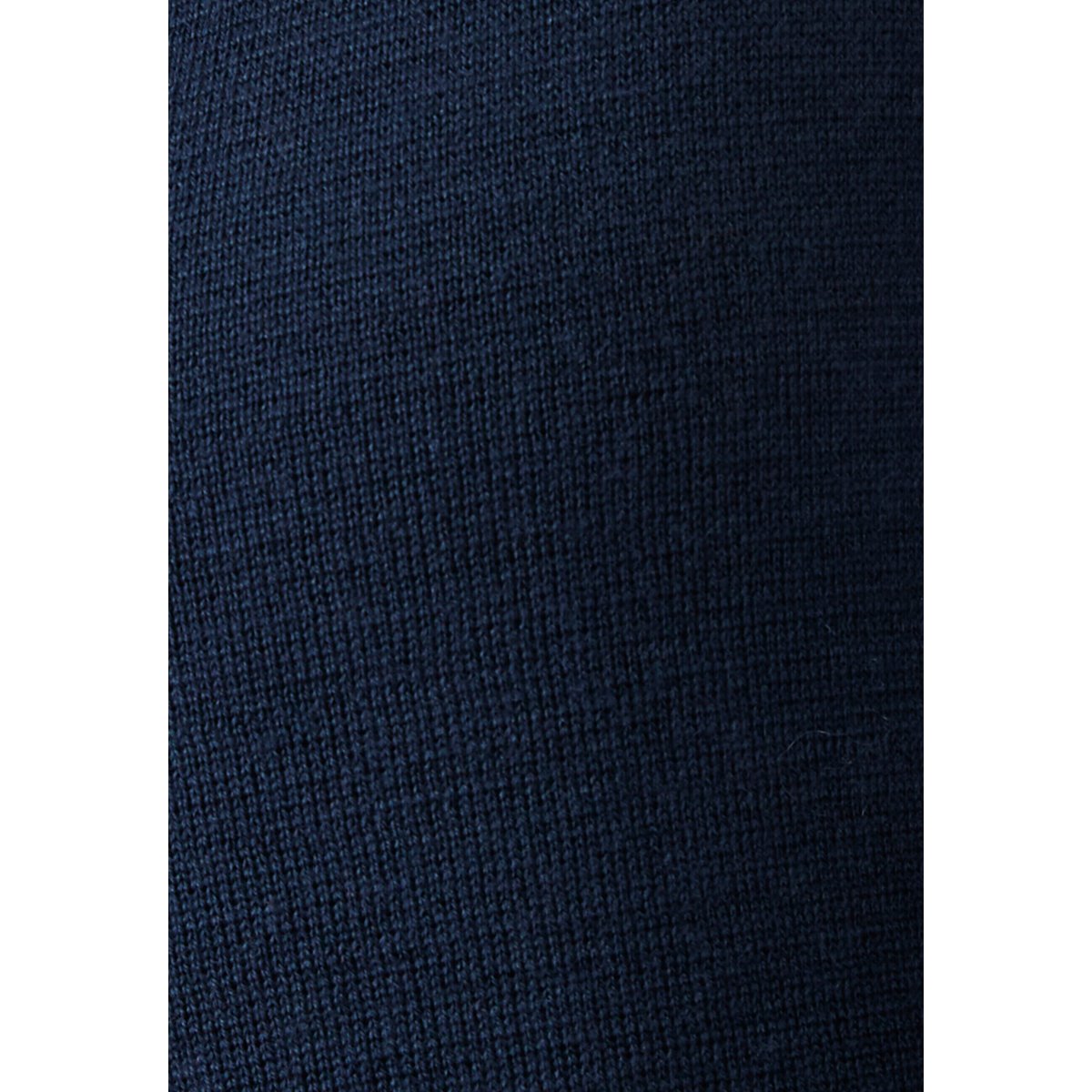 Gilet maille milano en laine mérinos bleu marine, DAMART