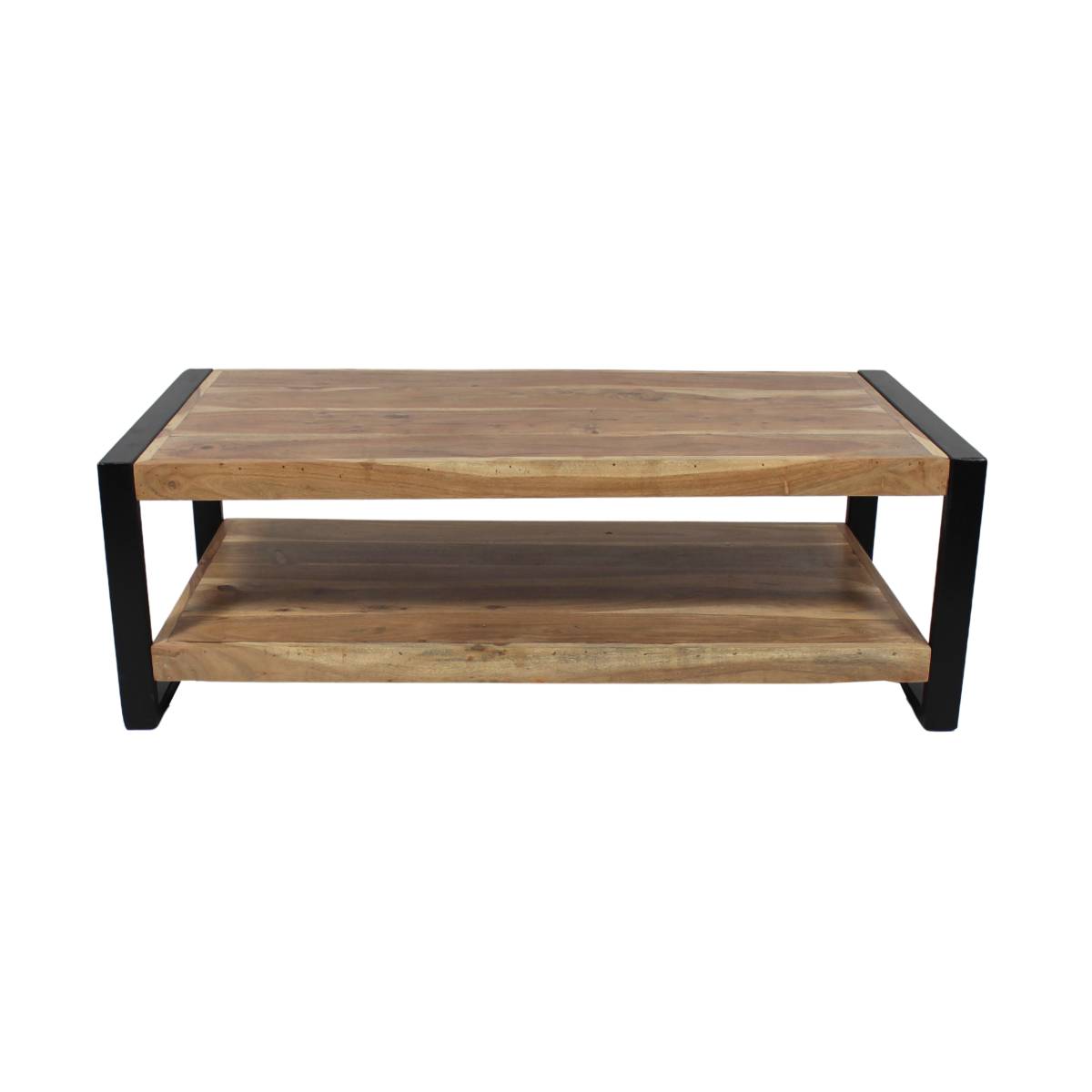 Table basse en bois d'acacia HAVANA bois foncé, MADE IN MEUBLES