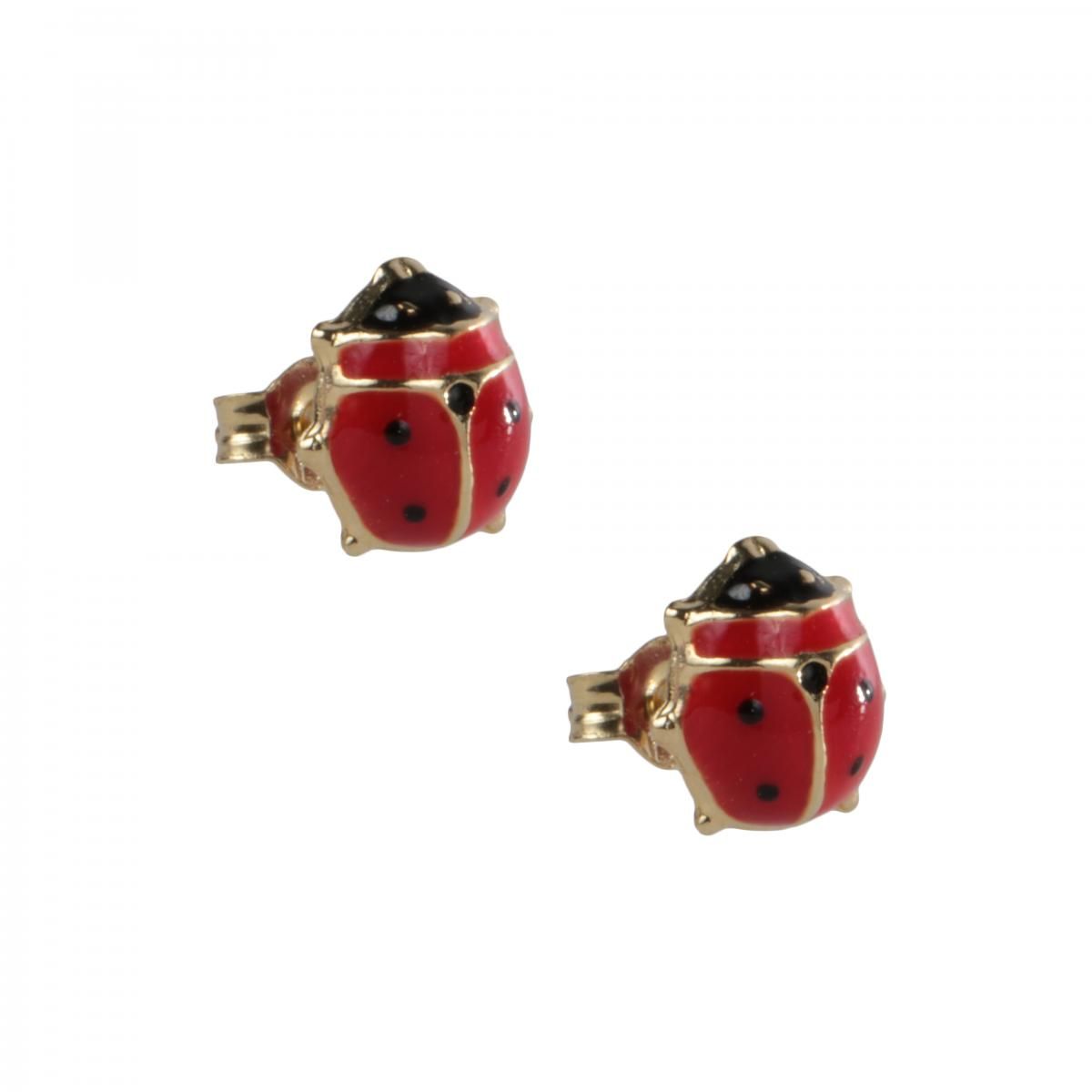 Boucles d'oreilles en or jaune 750 CLASSIC or jaune, BLUESPIRIT