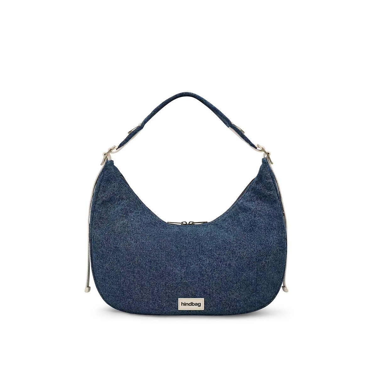 Sac zippé, BIANCA denim foncé, HINDBAG