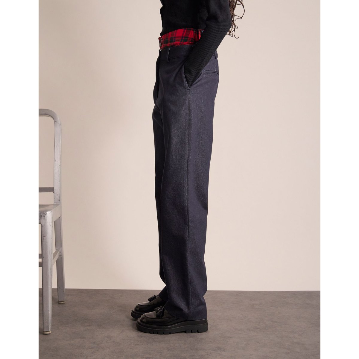 Pantalon Thelma bleu, INES DE LA FRESSANGE PARIS