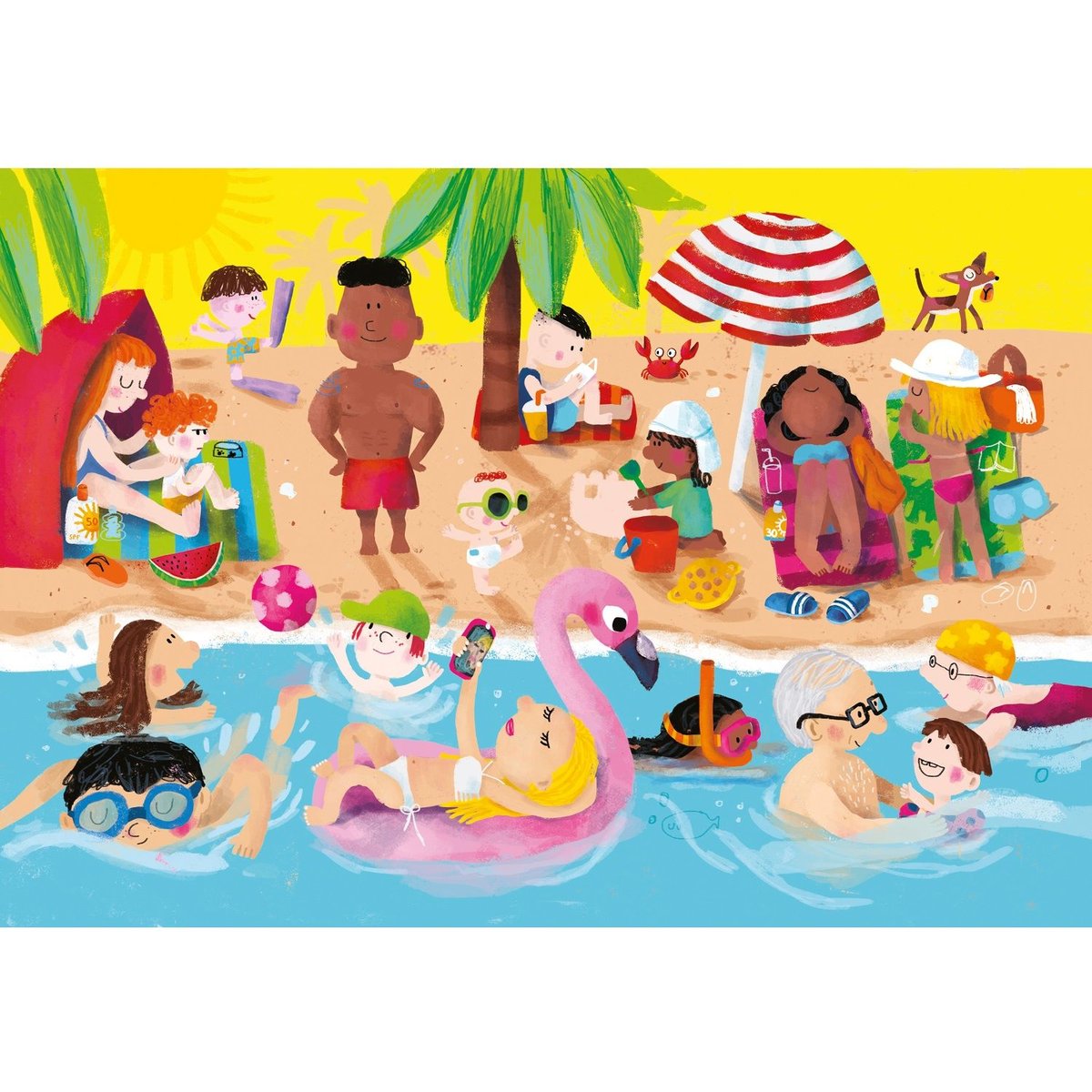 Livre puzzles en bois orange (les 4 saisons), VILAC