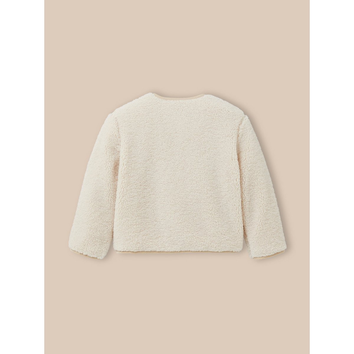 Veste en sherpa ecru, CYRILLUS