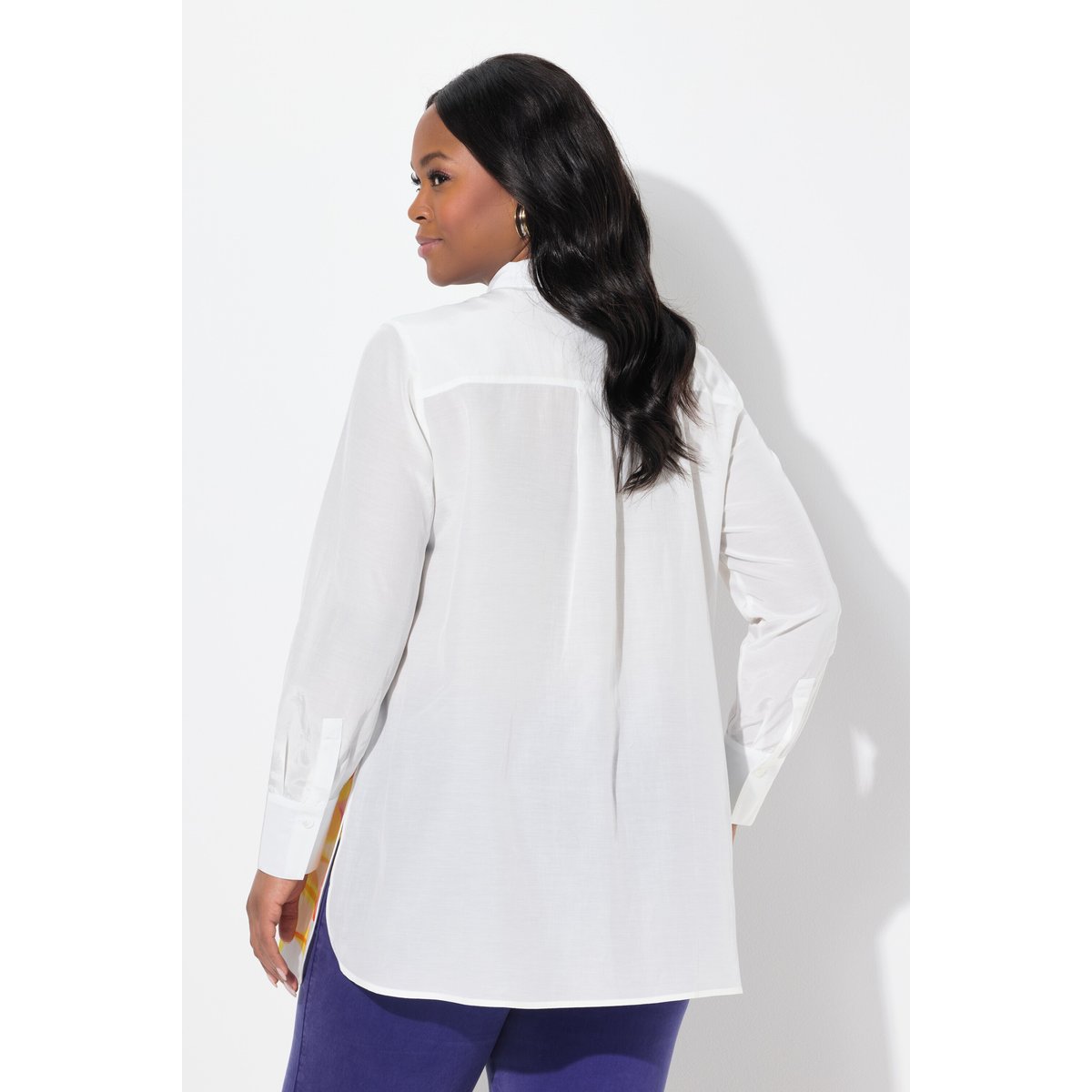 Chemisier long blanc neige, ULLA POPKEN