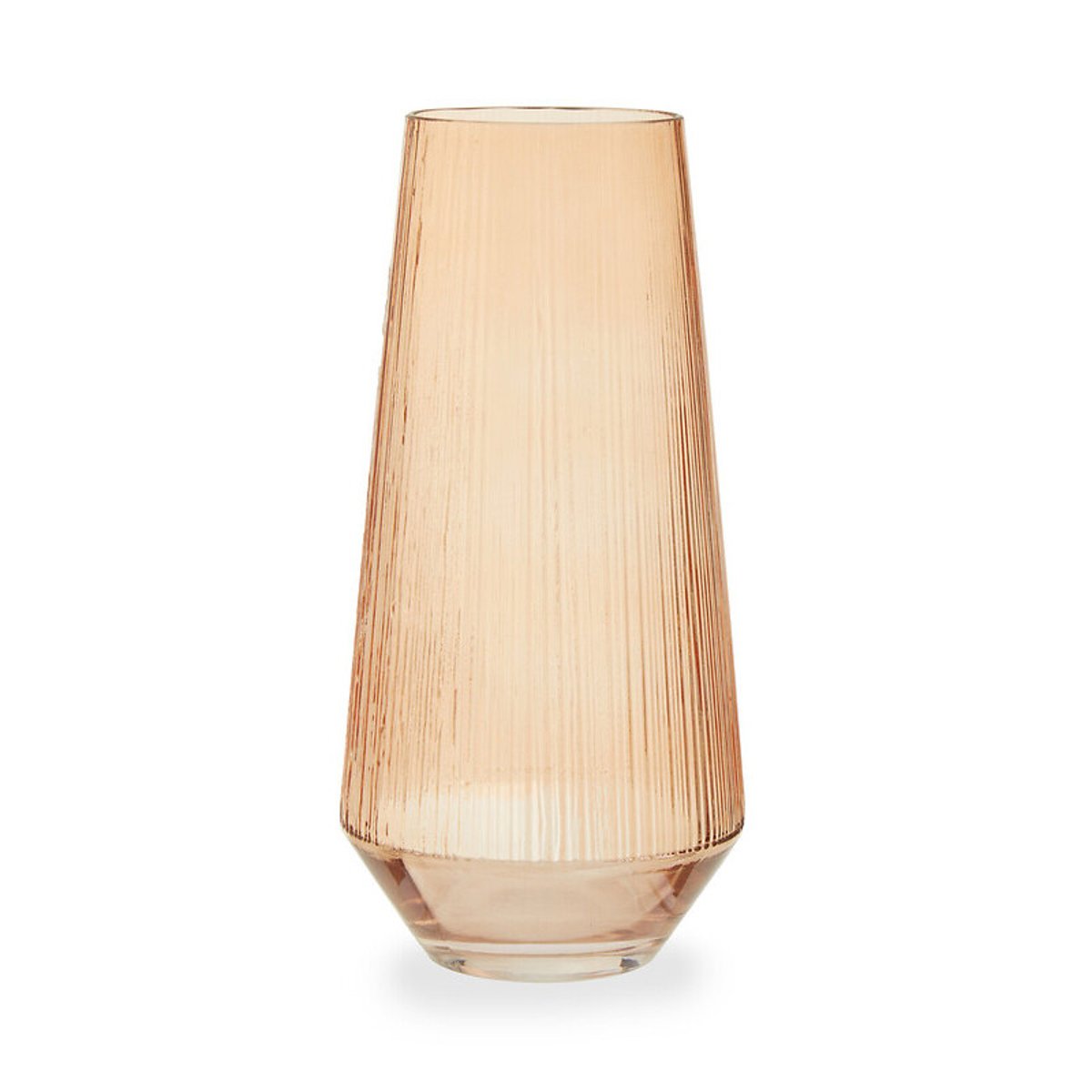 Large Glass Vase in Light Amber orange, ÉDITÉ