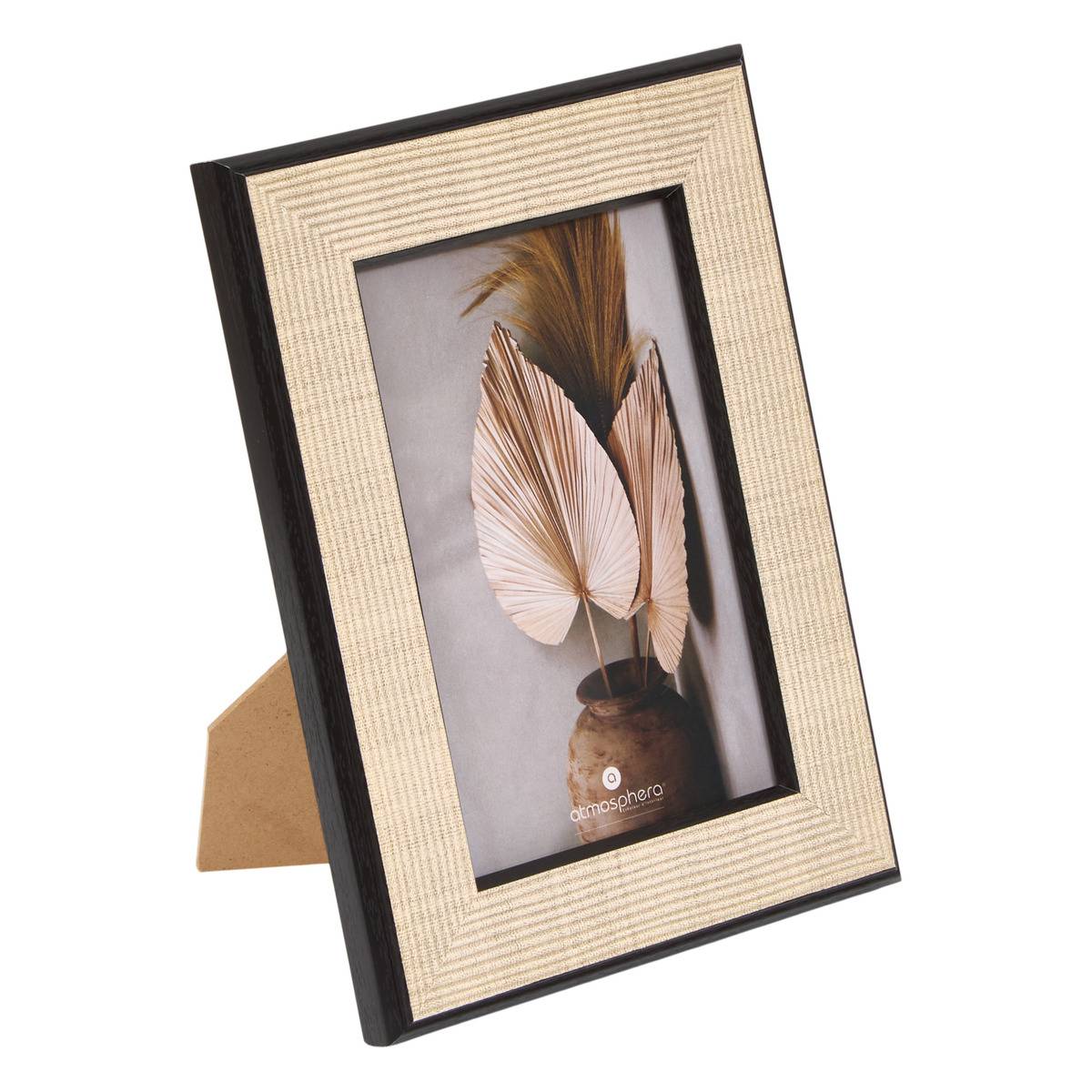 Cadre-photo rectangulaire NOAH beige moyen, ATMOSPHERA
