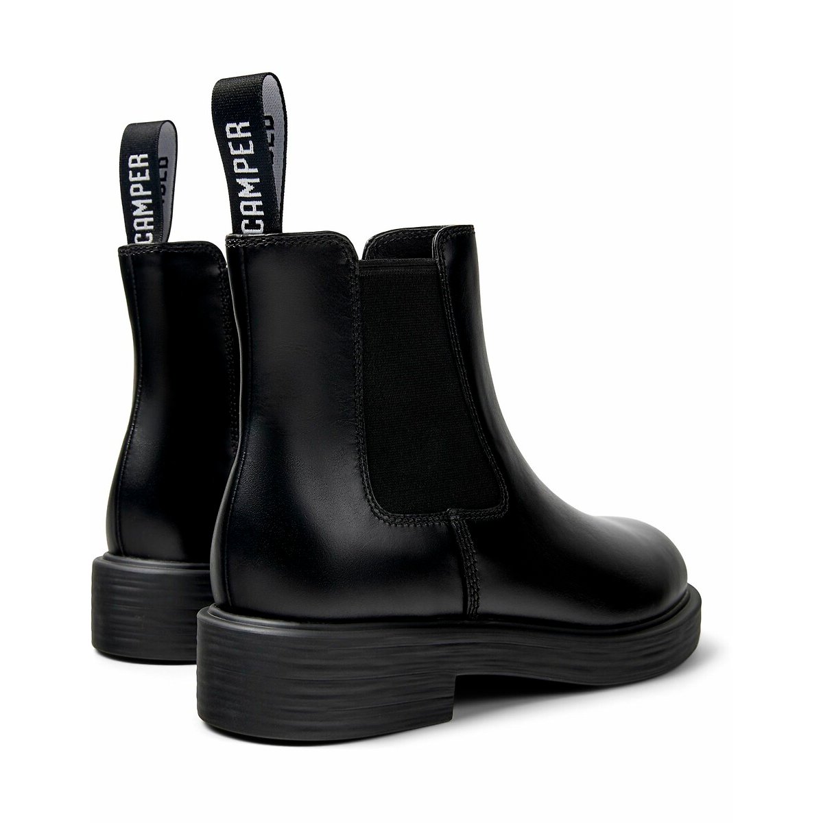 Bottines chelsea Dean en cuir noir, CAMPER