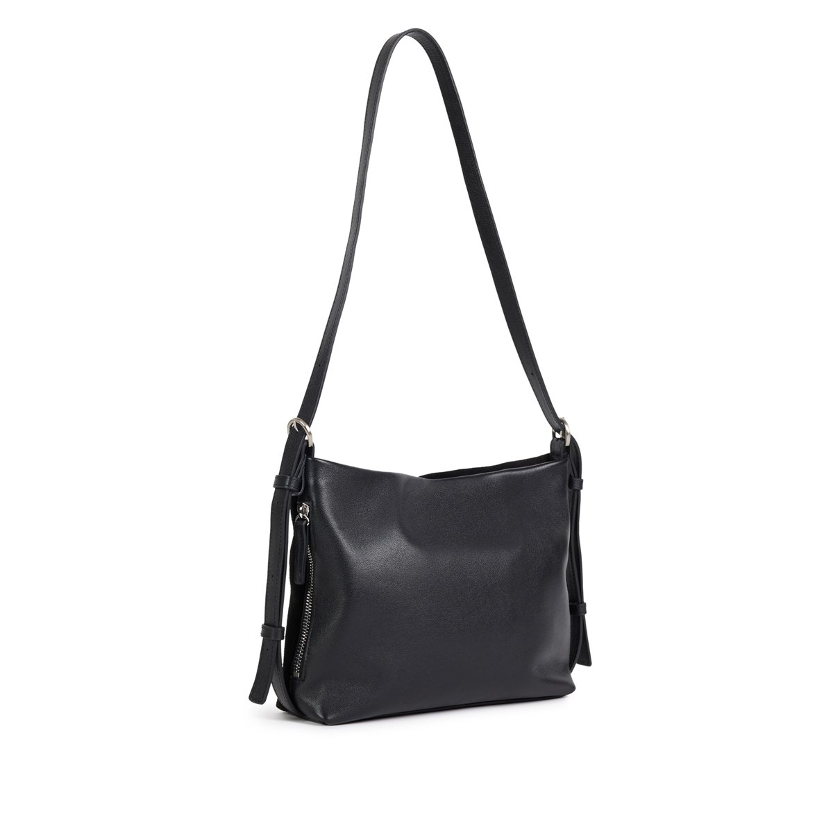 Sac à bandoulière en cuir MINI MOREEN noir, NAT & NIN