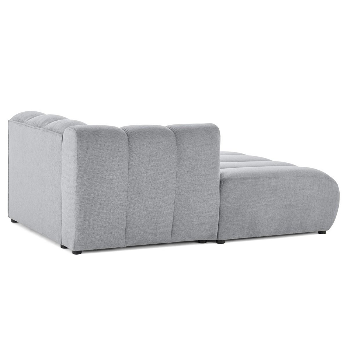 Module d'assise méridienne gauche - DEBBIE gris, BEST MOBILIER