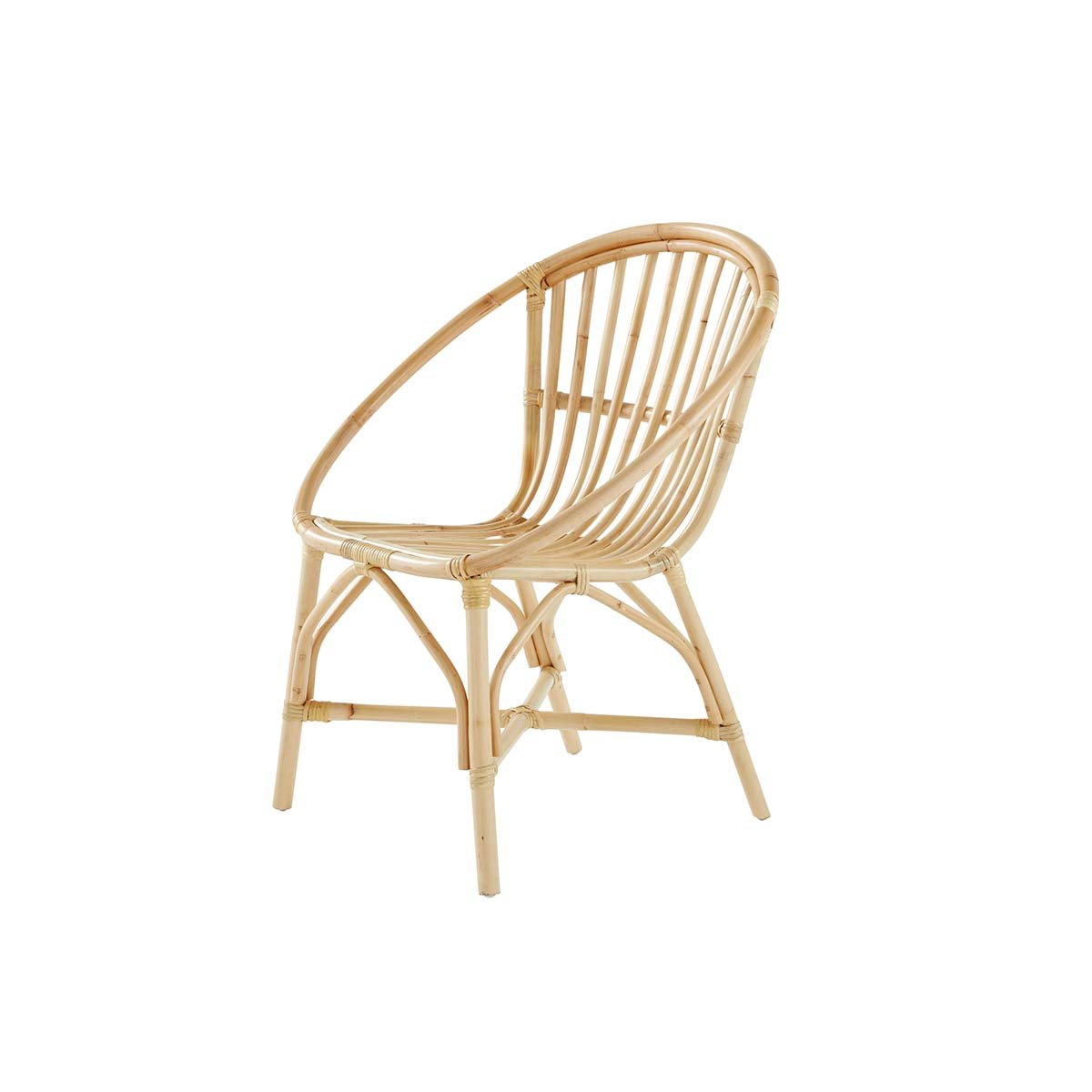Fauteuil en rotin PAOLA naturel, BERAH GETAH