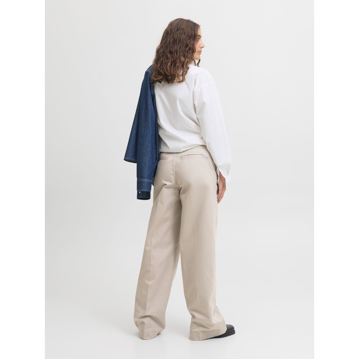 Pantalon grise - vintage khaki 1, JJXX
