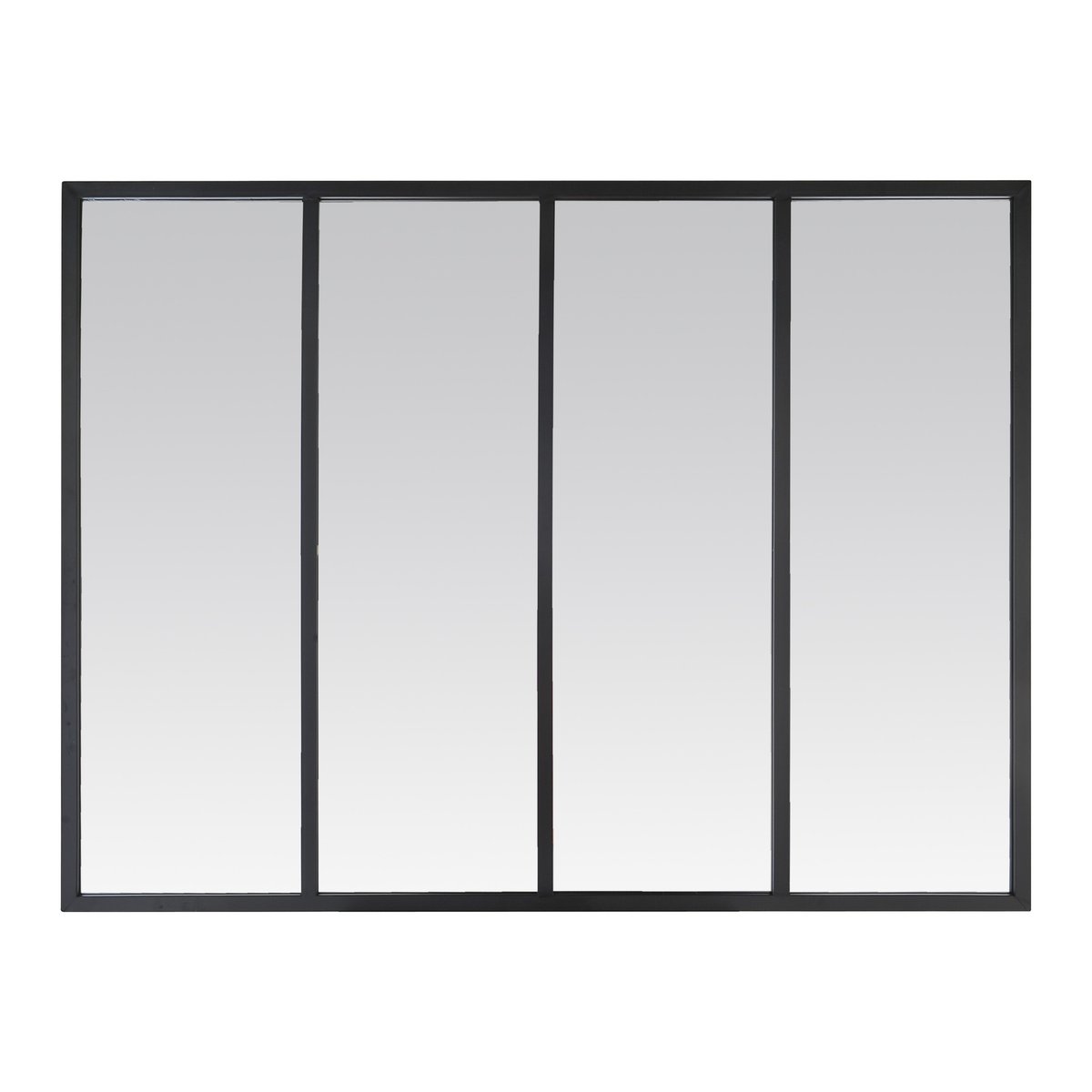 Miroir industriel 90x120cm noir, EMDE