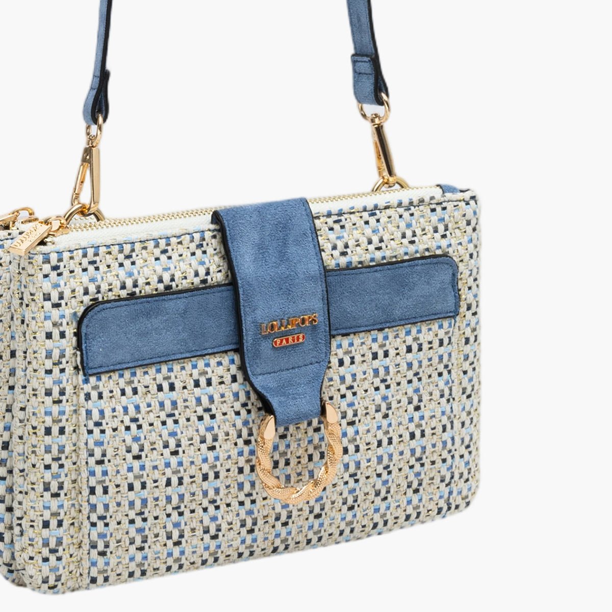 Sac multi poches Shai bleu, LOLLIPOPS