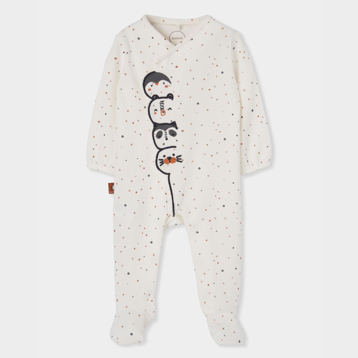 Pyjama bébé imprimé animaux multicolore, BOBOLI