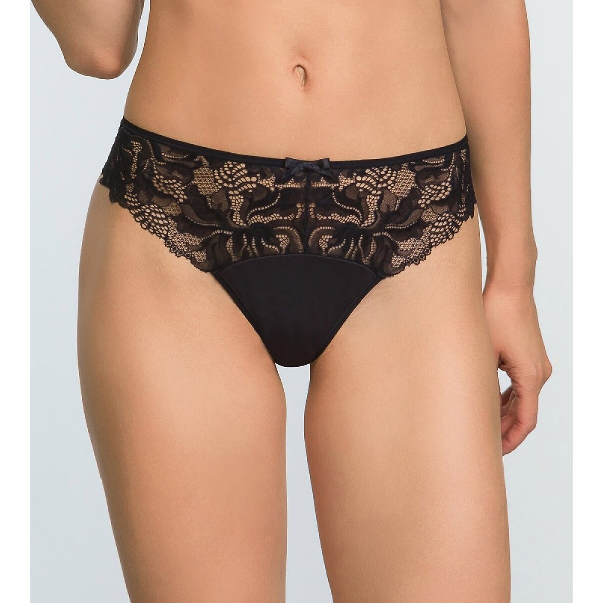 Tanga Generous pizzo antracite, DIM