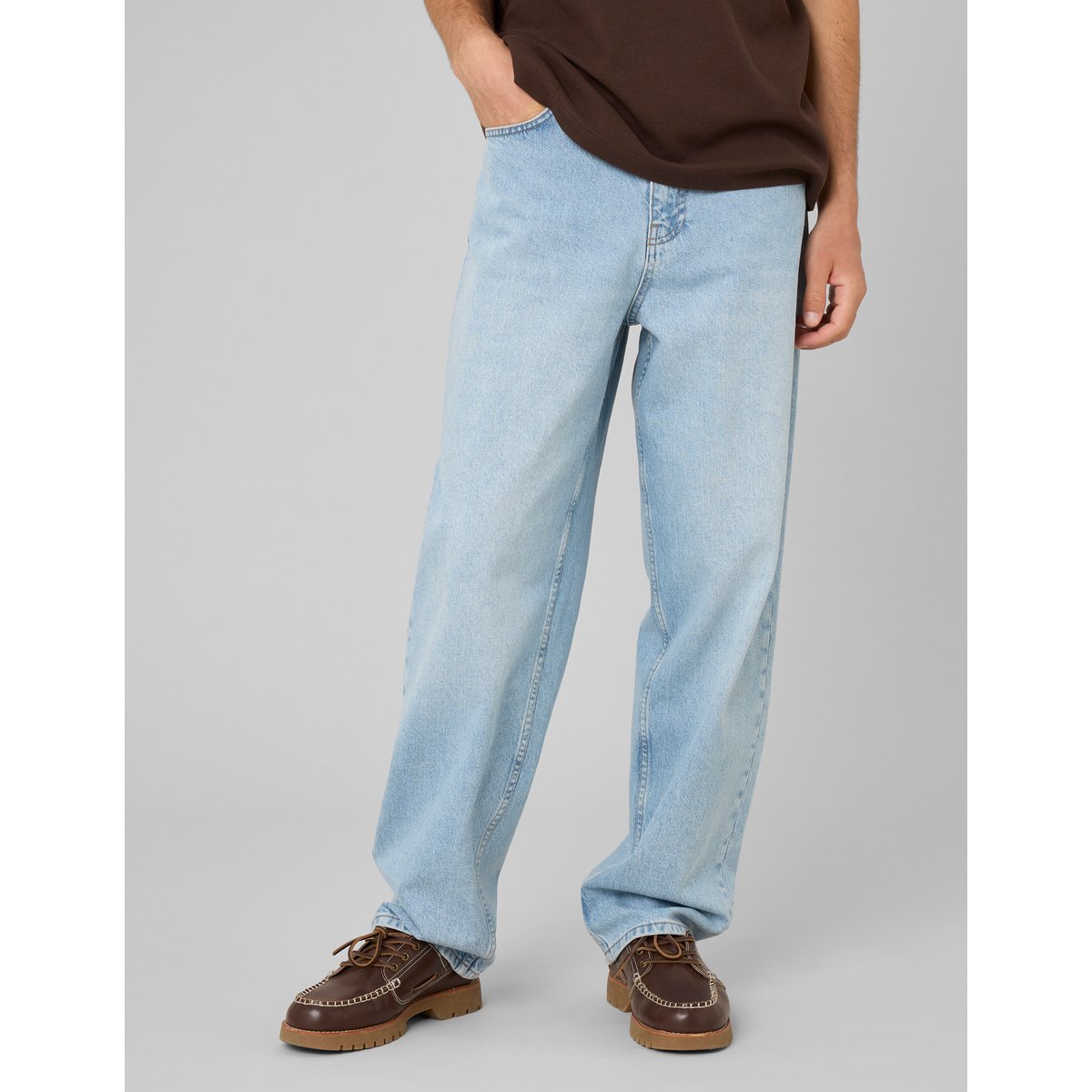 Jean loose 5 poches bleu clair, BZB