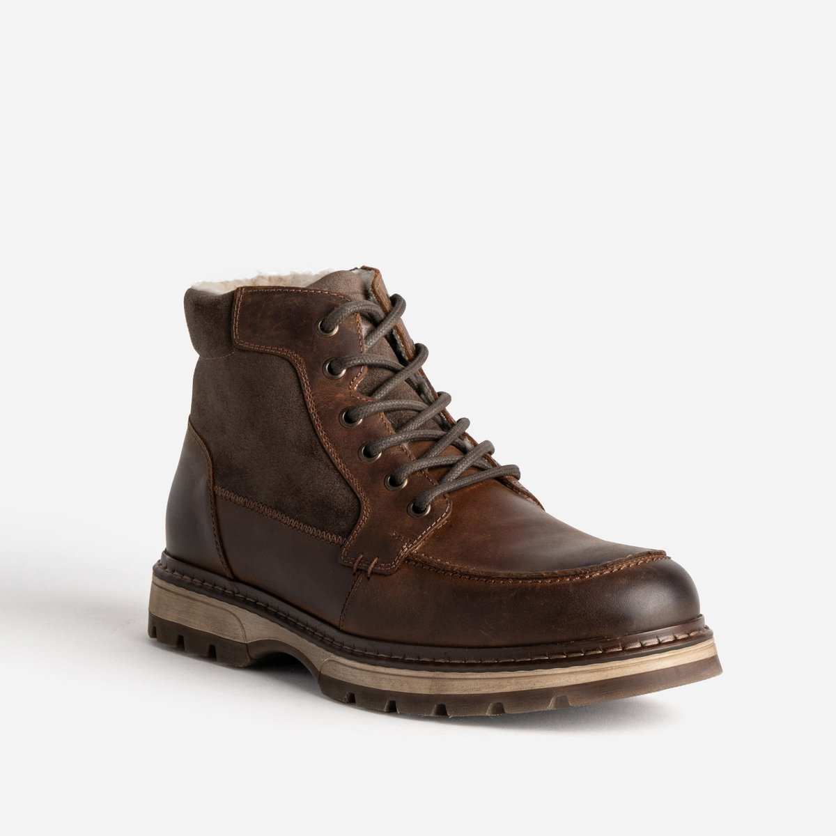 Boots en cuir LOUNESS cognac, ERAM