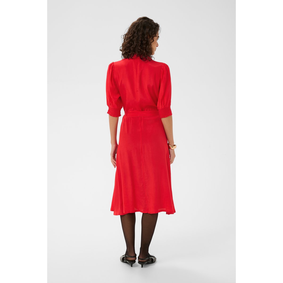 Robe rouge true red, KAFFE