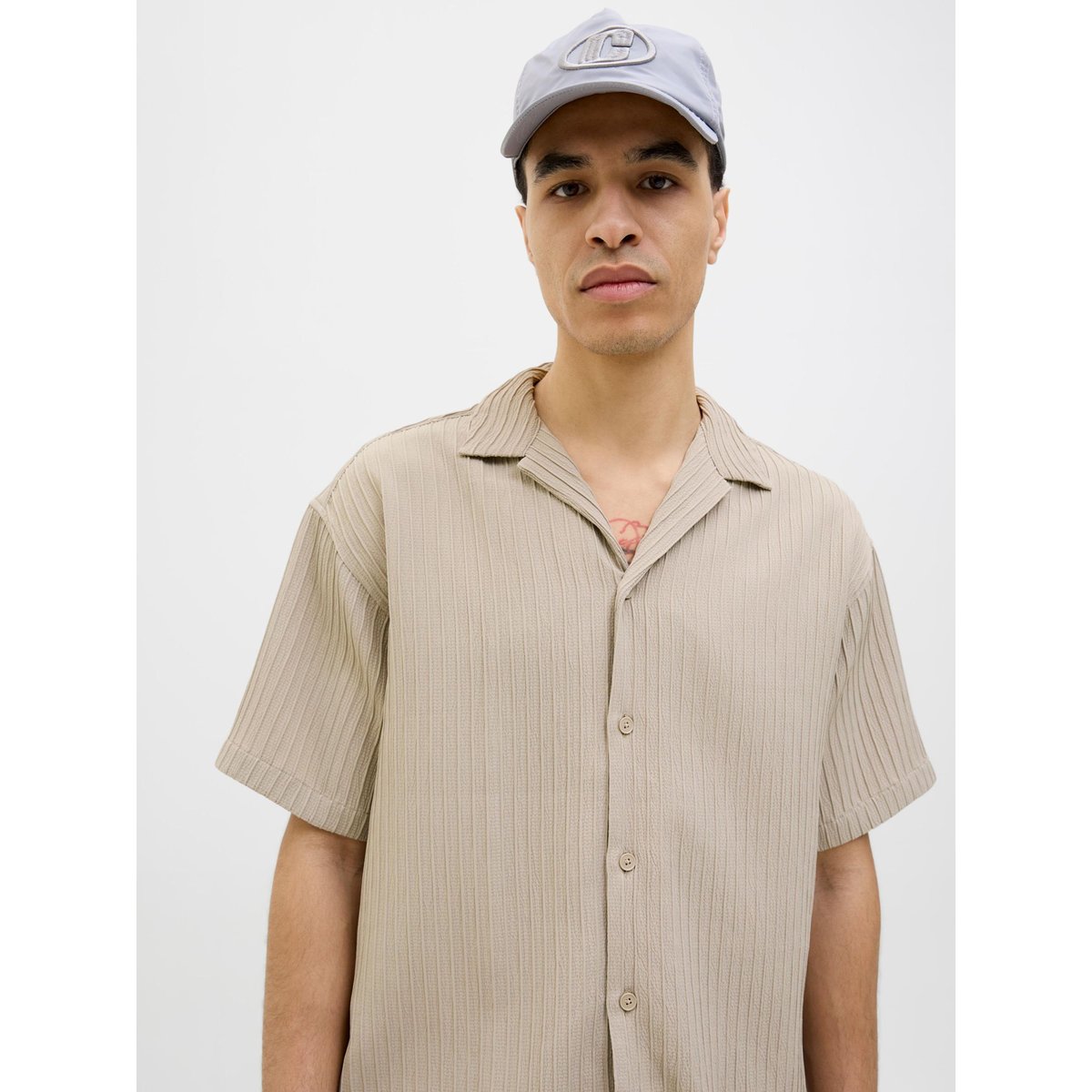 Chemise De Vacances oxford tan, JACK & JONES