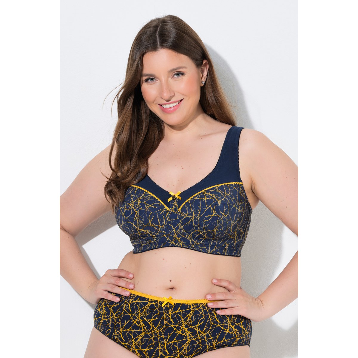 Soutien-gorge de maintien sans armatures bleu nuit, ULLA POPKEN