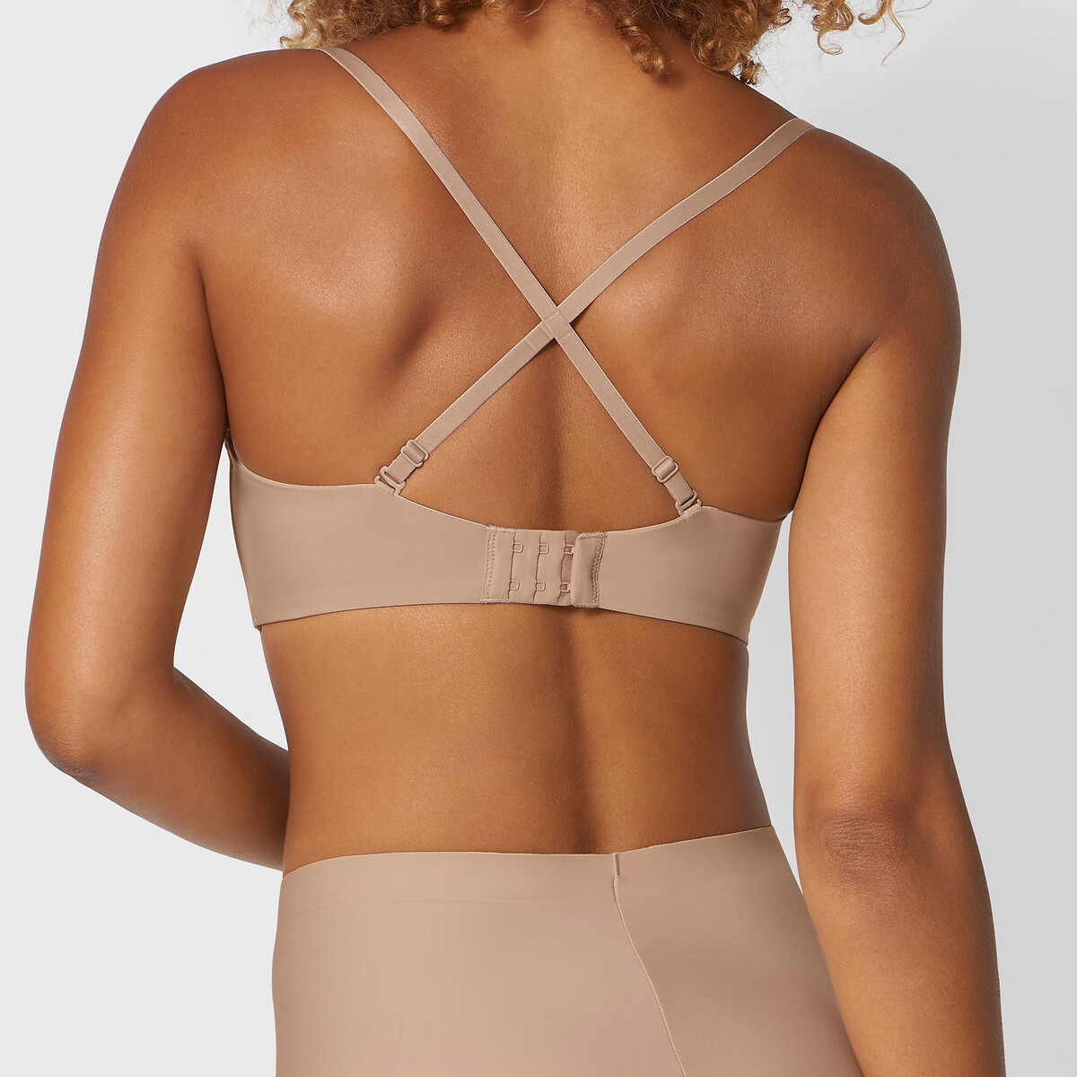 Soutien-gorge bandeau Stepy Soft sable, TRIUMPH
