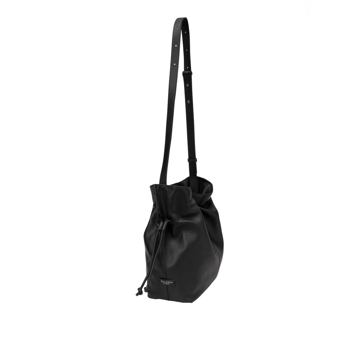 Sac à bandoulière modèle Sienna en cuir de vache souple noir, MARC O'POLO