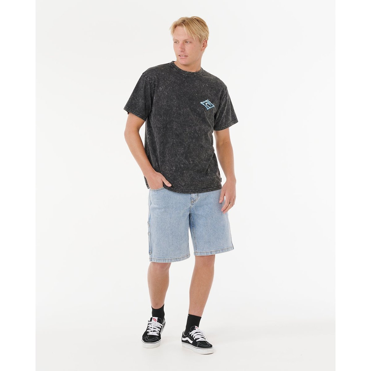 T-shirt à manches courtes RAW ENERGY noir, RIP CURL