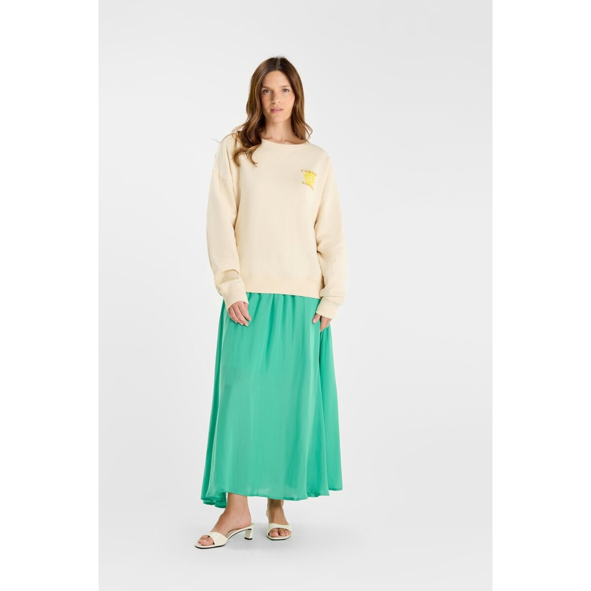 Sweat-Shirt SUNA craie, LE TEMPS DES CERISES
