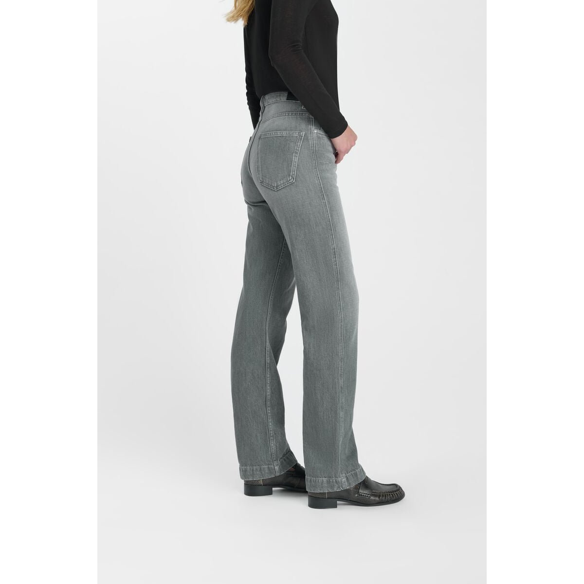 Jeans droite 300/23 regular, longueur 34 grey, LE TEMPS DES CERISES