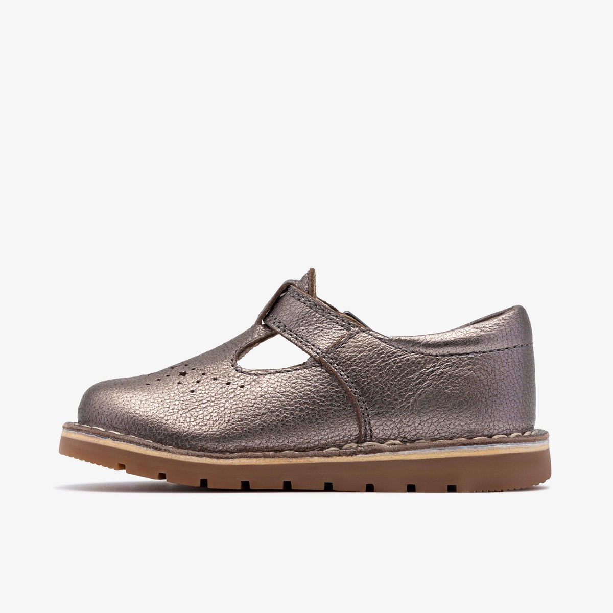 Escarpins Cuir Coupe Large JOYFUL SKIP T gris, CLARKS