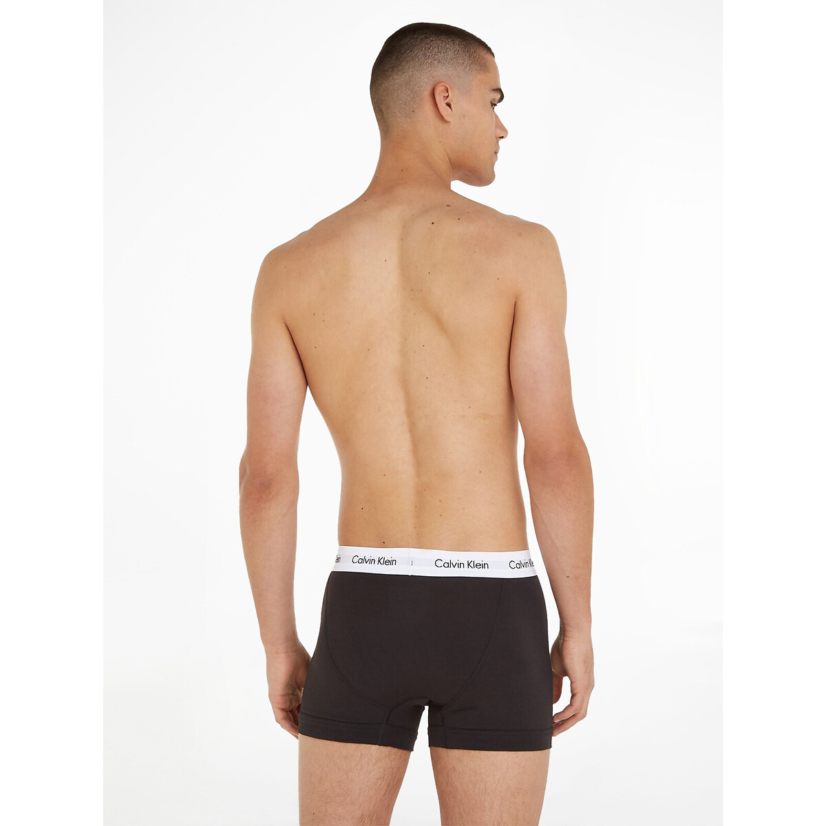 Lot de 3 boxers coton stretch noir, CALVIN KLEIN UNDERWEAR